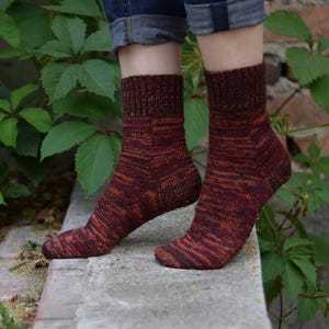 Handmade Merino Wool Socks: Warm Knit Unisex Winter Socks