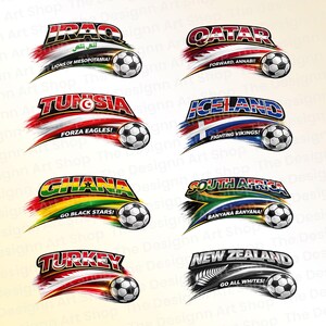 Football World Cup PNG – Sports Sublimation Design