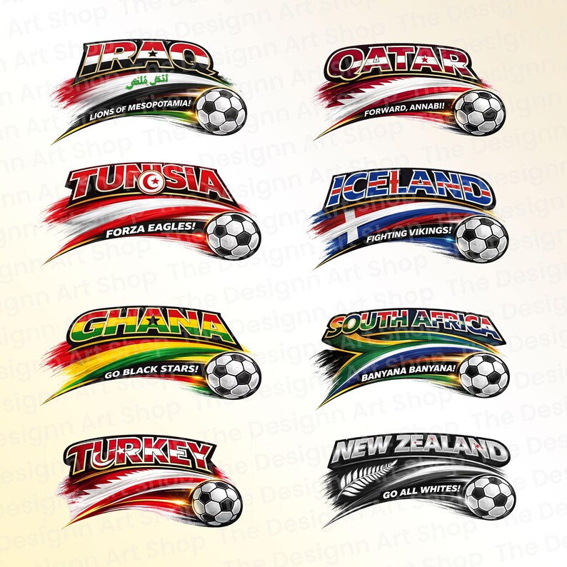 Football World Cup PNG – Sports Sublimation Design
