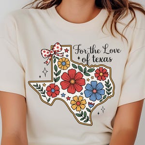Texas Floral PNG: Retro Western Clipart for T-Shirts & Tumblers (Digital Download)