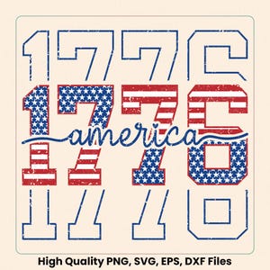 America 1776 design PNG – Memorial Day and Patriot Day tribute