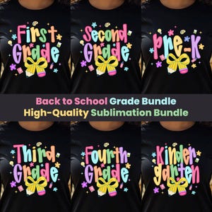 Back to School PNG Bundle: Teacher & Kids Sublimation Designs (Digital Download)