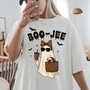 Fashionable Halloween ghost for sublimation designs