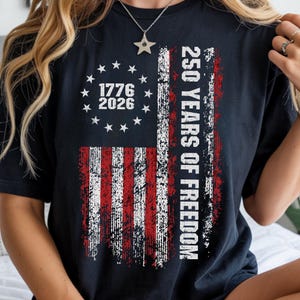 250 Years of Freedom USA PNG – Vintage American Flag Football Shirt (Digital Download)