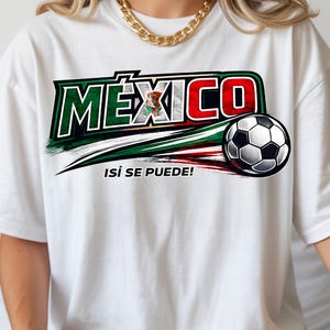 Mexico Football PNG – World Cup 2026 Soccer Fan Shirt