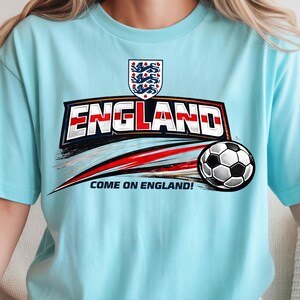 England Football PNG – World Cup 2026 Soccer T-Shirt Design