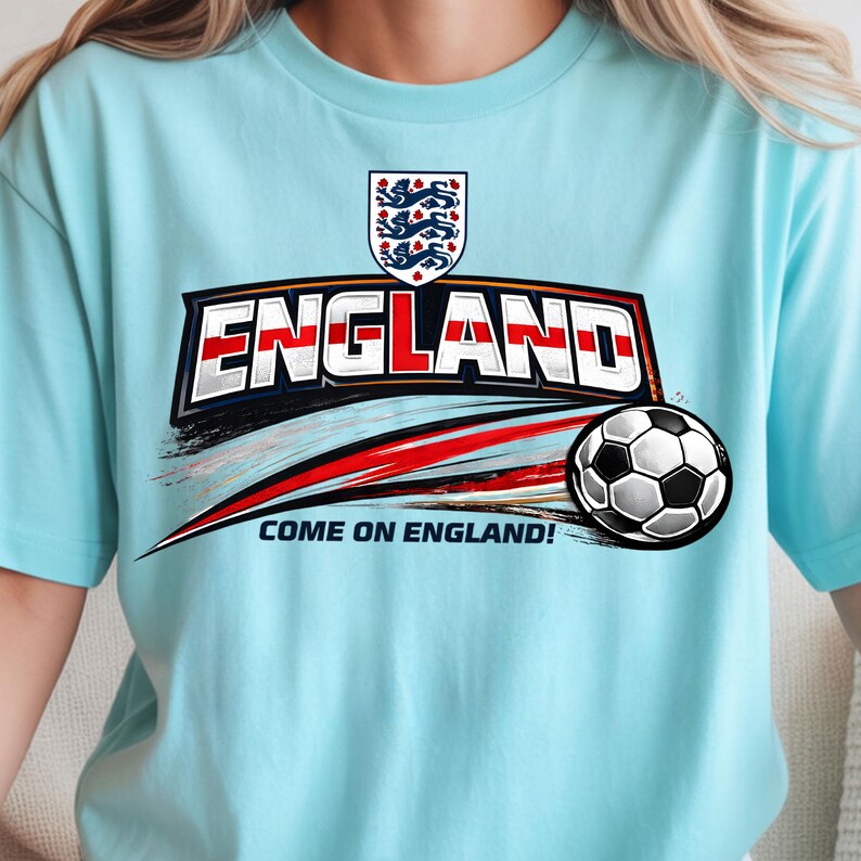 England Football PNG – World Cup 2026 Soccer T-Shirt Design