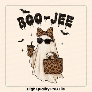 High-quality PNG of chic ghost with glam accessories