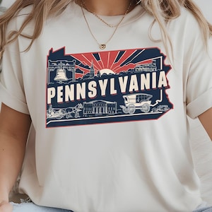 Retro Pennsylvania Travel PNG: Liberty Bell Clipart (Digital Download)