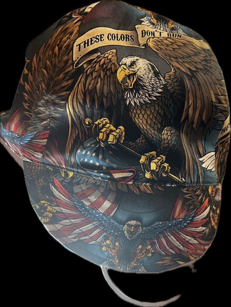 Custom Welding Hat, Reversible, Breathable Cotton, Made to Order Colors don’t Run