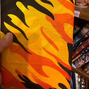 Custom Welding Hat, Reversible, Breathable Cotton, Made to Order flames