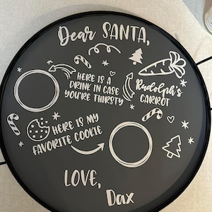 Santa Cookie Tray