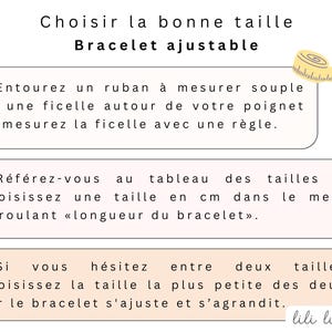 Small wave-pattern micro-macrame bracelet, handwoven and accented with brass beads – Delicate, handmade, boho, pink bracelet immagine 6