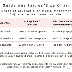 Small wave-pattern micro-macrame bracelet, handwoven and accented with brass beads – Delicate, handmade, boho, pink bracelet immagine 8