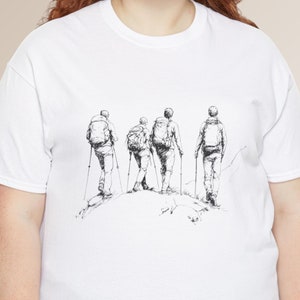 Hiking TShirt Unisex Hiker Shirt Hiker Gift Outdoor Shirt Hiking Lover Shirt