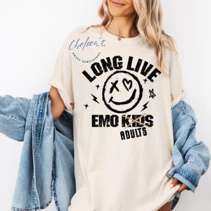 Comfort Colors PopPunk Shirt, Elder Emo Gift, Emo Tee, Punk Rock Shirt,It Wasnt a Phase,Emo Kids T-Shirt,OverSized Tee, PopPunk Tshirt, EMO