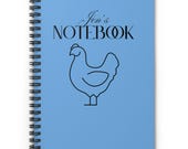 Personalized Chicken Spiral Notebook - Fun, Gifts, Journals, Back-to-School, Stationery, Cute Designs