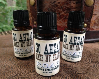 Go ahead make my shave Beard & After Shave oil