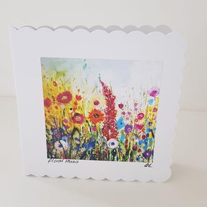 Bloemenkaart voor haar wilde bloemenkaart Bloemenkaart Friend