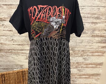 Led Zeppelin Graphic T-Shirt Dress