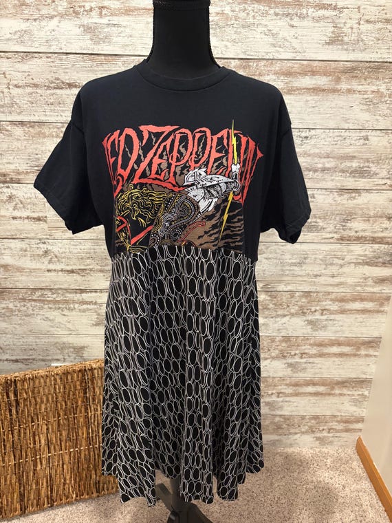 led zeppelin shirt dress Led Zeppelin Graphic T-Shirt Dress