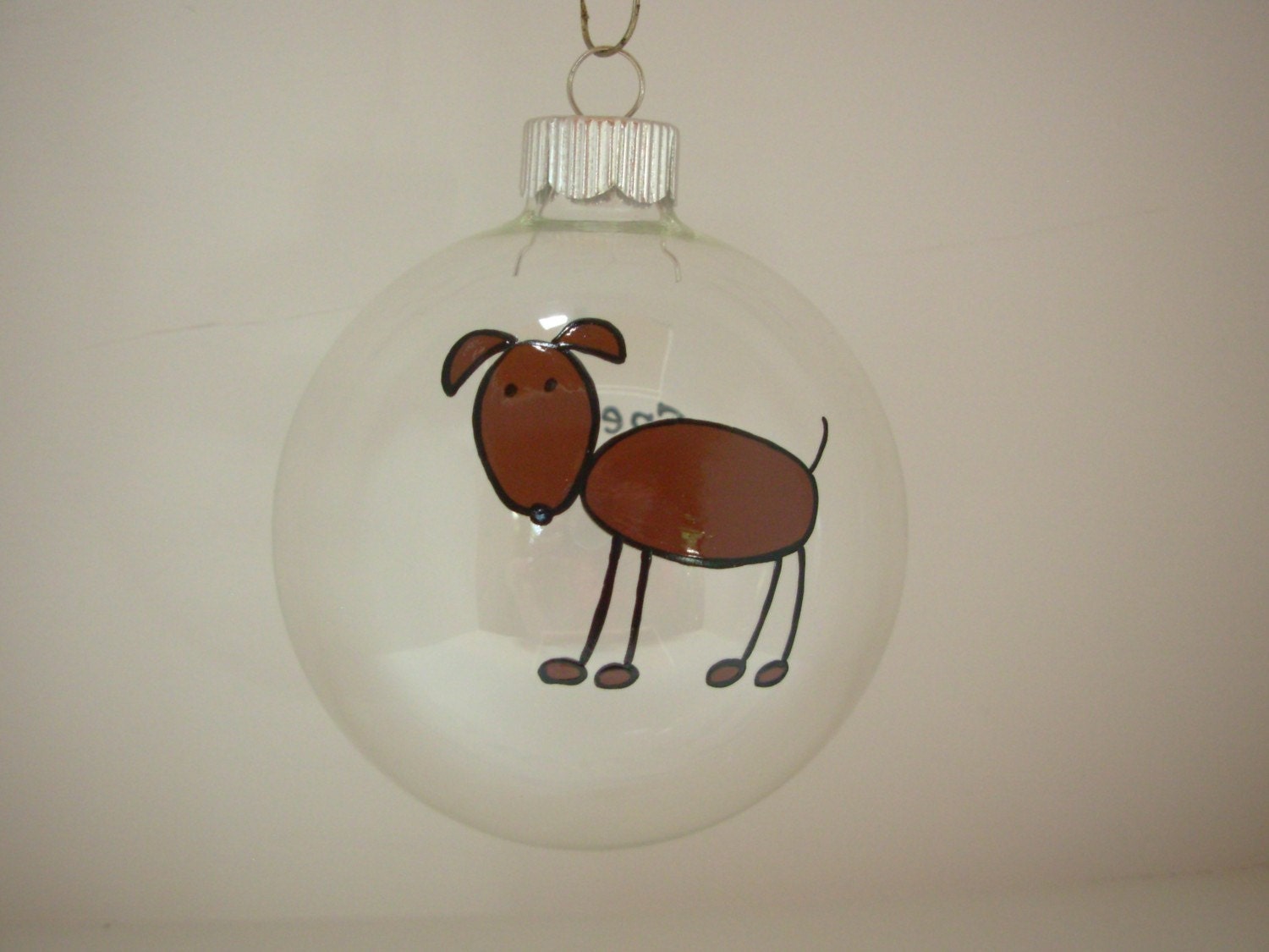 Dog Christmas Ornament Personalized Handpainted Dog - Etsy