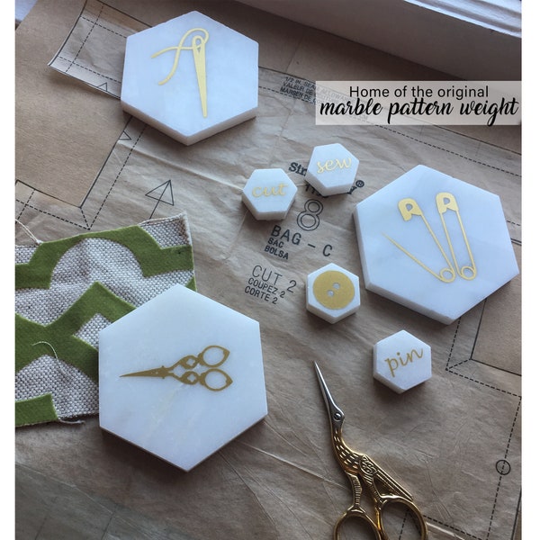 Marble Pattern Weights, Pattern Weights, Sewing weights, pattern, fabric weights, Fabric & Notions, Craft Supplies and Tools