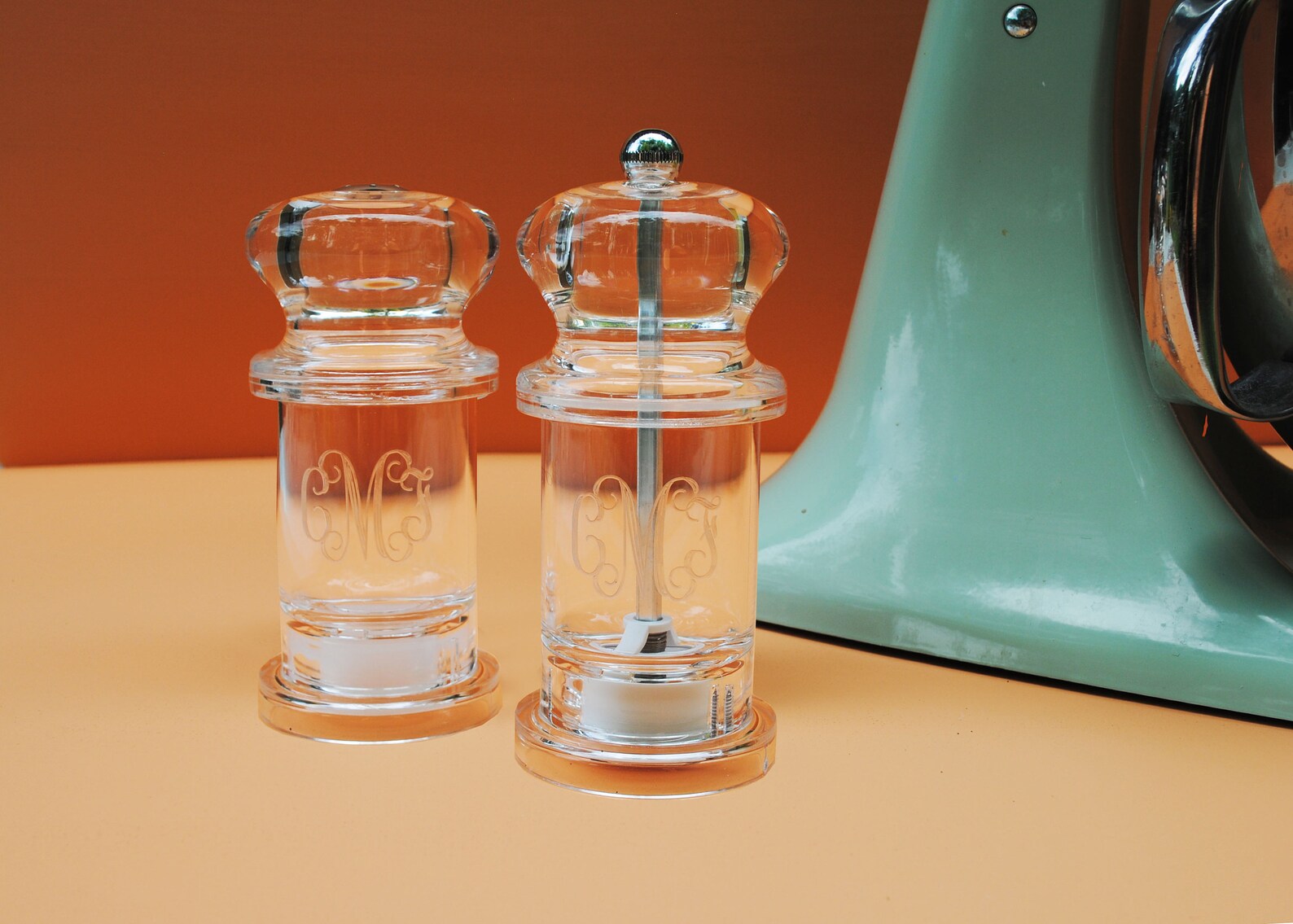 Custom Salt and Pepper Shakers Monogrammed Salt and Pepper Etsy