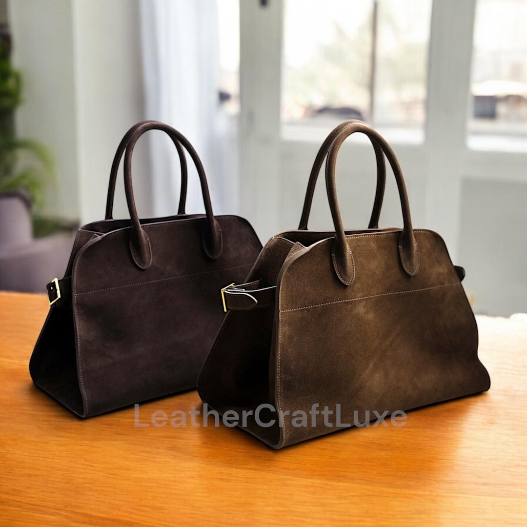 Margaux Handbag Leather Taupe