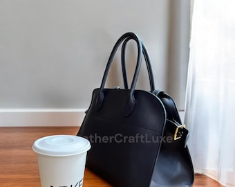 High Grade Cowhide Bag Tote Bag Women New Genuine Leather Large Capacity Commuter Handbag Stylish Shoulder Purse Elegant Everyday Work Bag