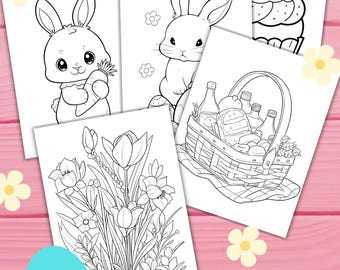 Páginas para colorir de Páscoa, Páginas para colorir de Páscoa para imprimir, Atividade de Páscoa para crianças, Páginas para colorir de Páscoa, Páginas para colorir de Páscoa em PDF