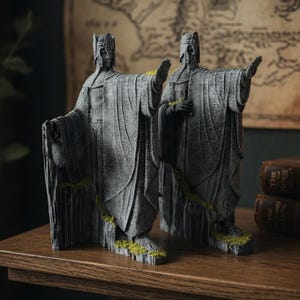 Lord Of The Rings Inspired Argonath Monuments - Hand Painted and decorated - Limited Edition
