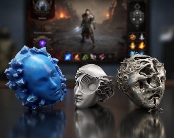 Path of Exile-bollen: handgeschilderde 3D-print