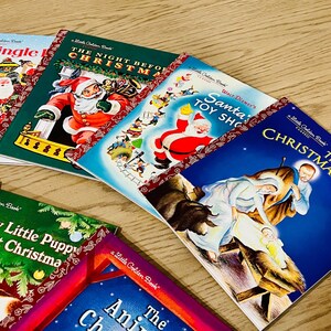 Custom Christmas Little Golden Book Junk Journal December Daily Journal, OOAK Vintage and New. Choose Your Title!