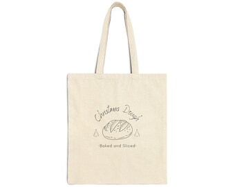 Christmas Dough Cotton Canvas Tote Bag