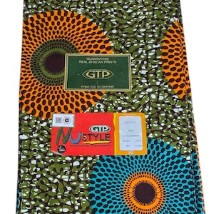 African Wax Print - GTP Adepa Premium Ankara Fabric 6 Yards - Etsy