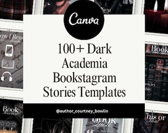 Buchstagram Stories Templates-Dark Academia