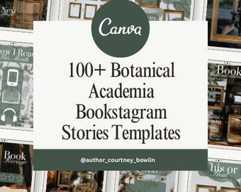Buchstagram Stories Templates-Green Academia