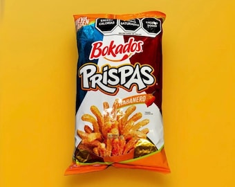 Mexican Chips Bokados Prispas Spicy (Habanero) Flavor Mexican Botanas 6x Pack (50g)