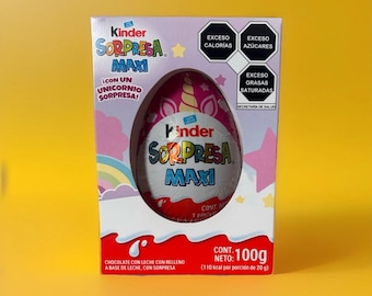Kinder Sorpresa Huevo De Chocolate Sorpresa (1 Pieza) (100g Total)(Unicornio)