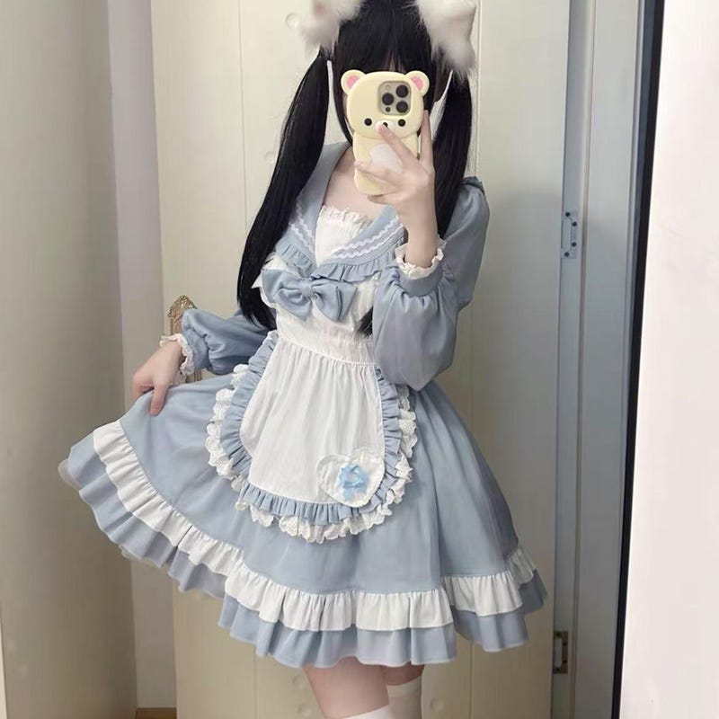 How To Make A Japanese Maid Costume Japanese Maid Costume - Etsy