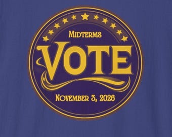 Vote Midterms 2026 T-Shirt: Voter Turnout Activist Tee