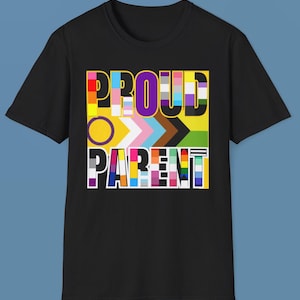 Proud Parent LGBTQ+ Pride T-Shirt: Queer Ally & Transgender Support