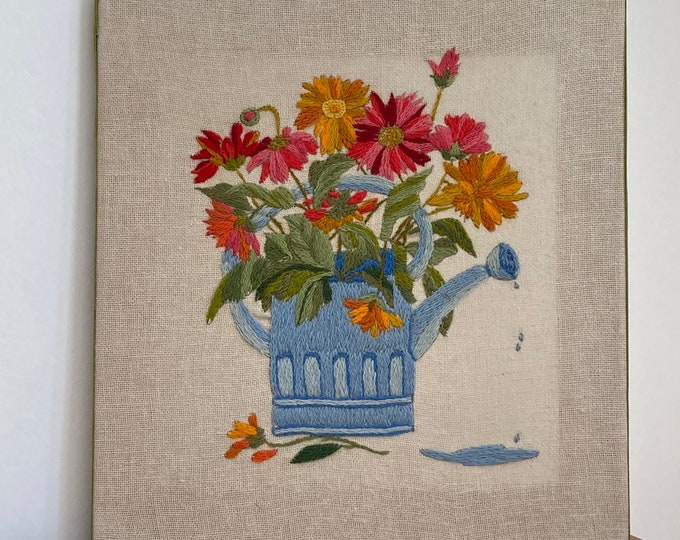 Dimensions Gallery Crewel Embroidery Kit Garden Chair 6181 Etsy