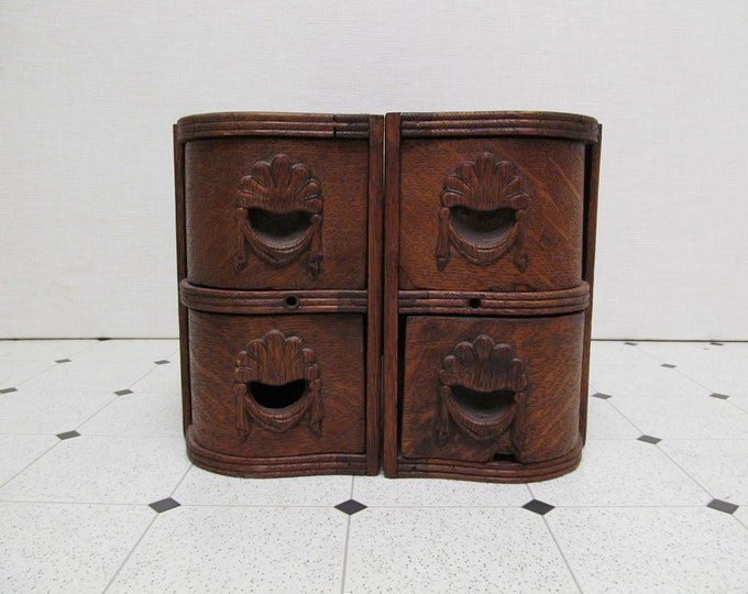 Vintage Sewing Machine Drawers Set of Four Etsy