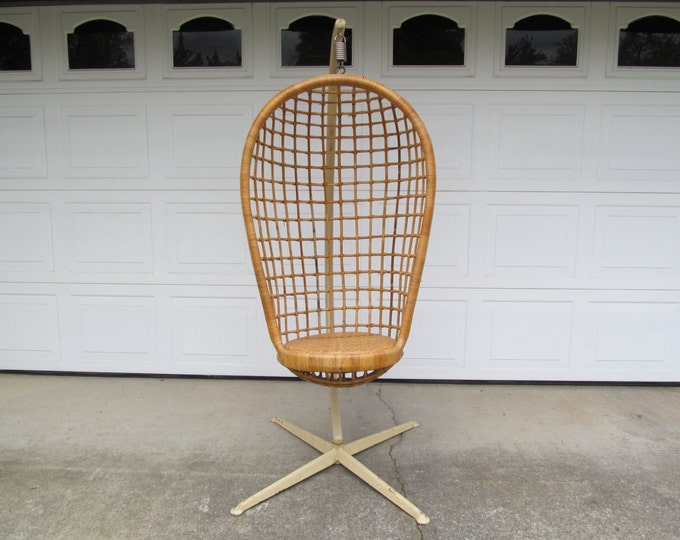 Vintage Hanging Basket Chair Etsy