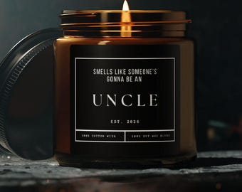 Future Uncle Soy Candle | Pregnancy Announcement Gift