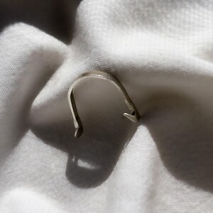Nose Bridge Band, handmade silver jewlery image 12