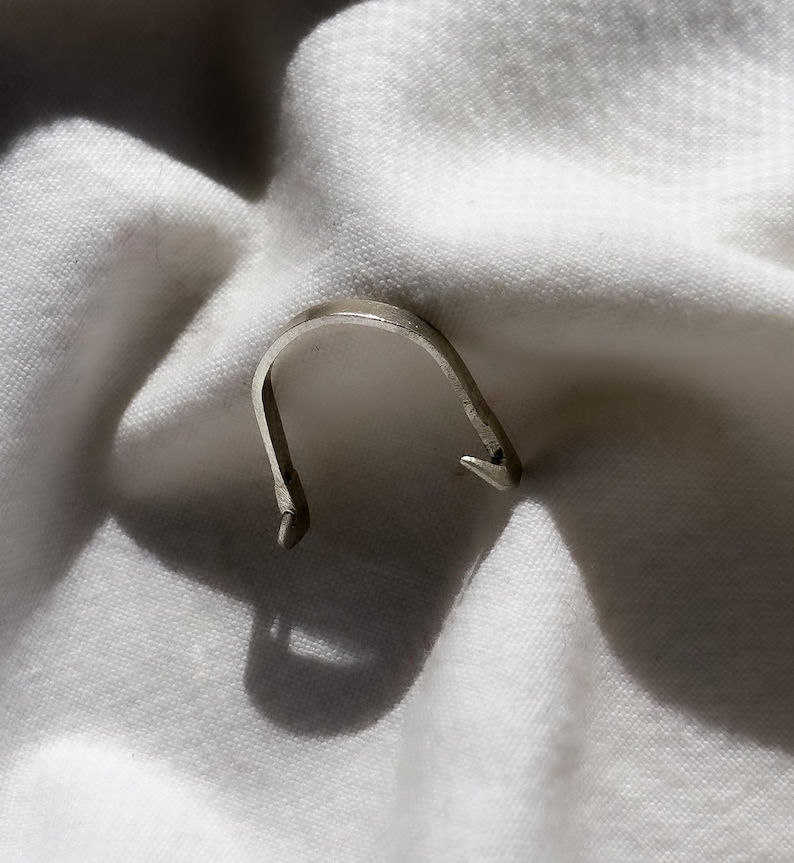 Nose Bridge Band, handmade silver jewlery image 12