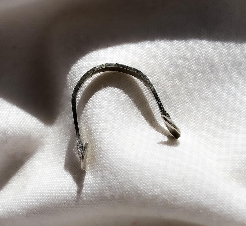 Nose Bridge Band, handmade silver jewlery image 11
